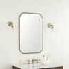 James Martin Vanities Rohe 24in Mirror, Champagne Brass 715-MO24-CB